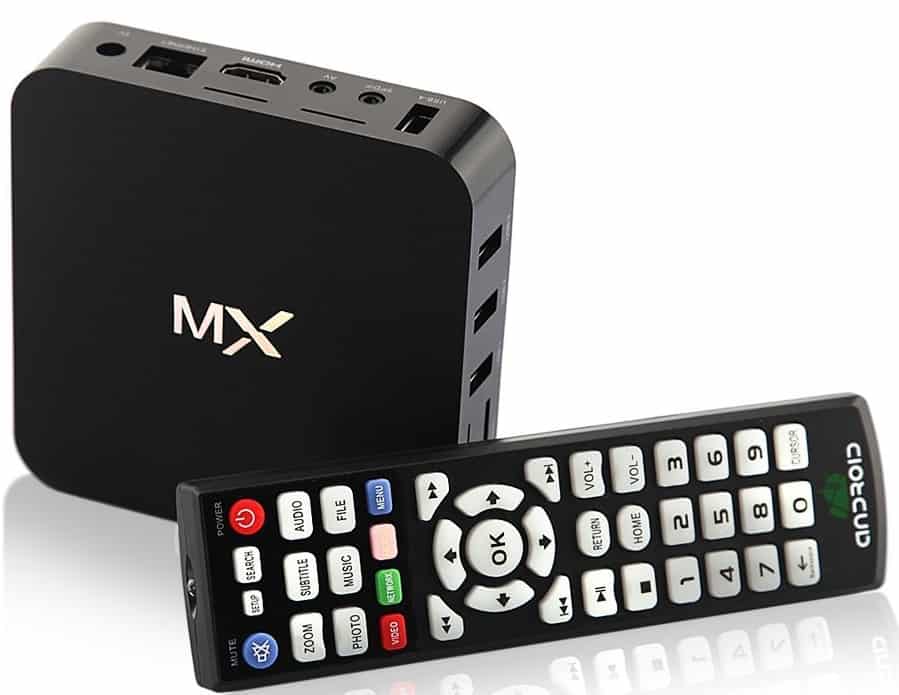 MX Dual Core Android TV Box