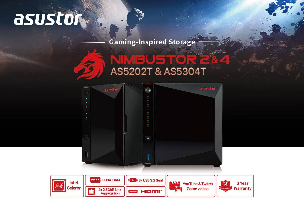 Asustor Nibus NAS Drives