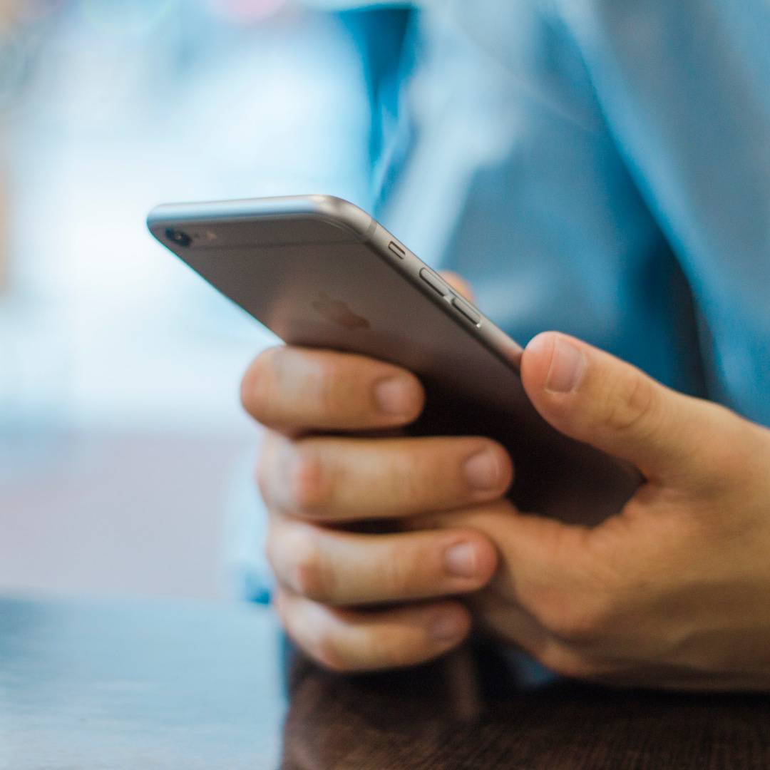 Holding a mobile
