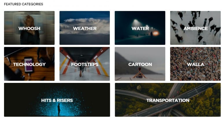 SFX categories