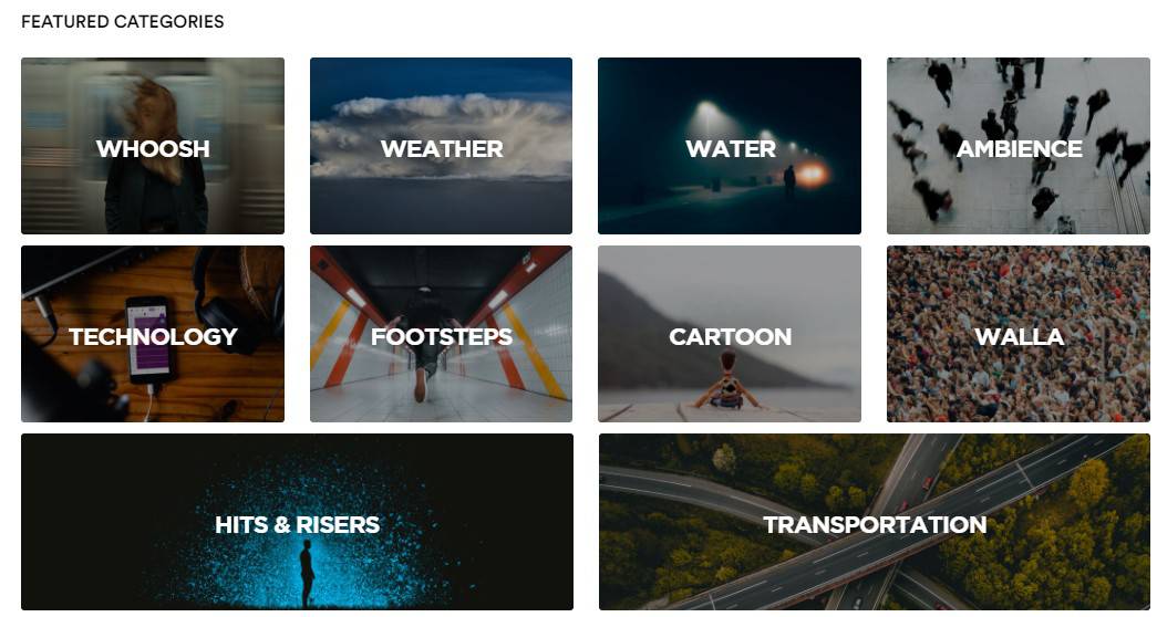 SFX categories
