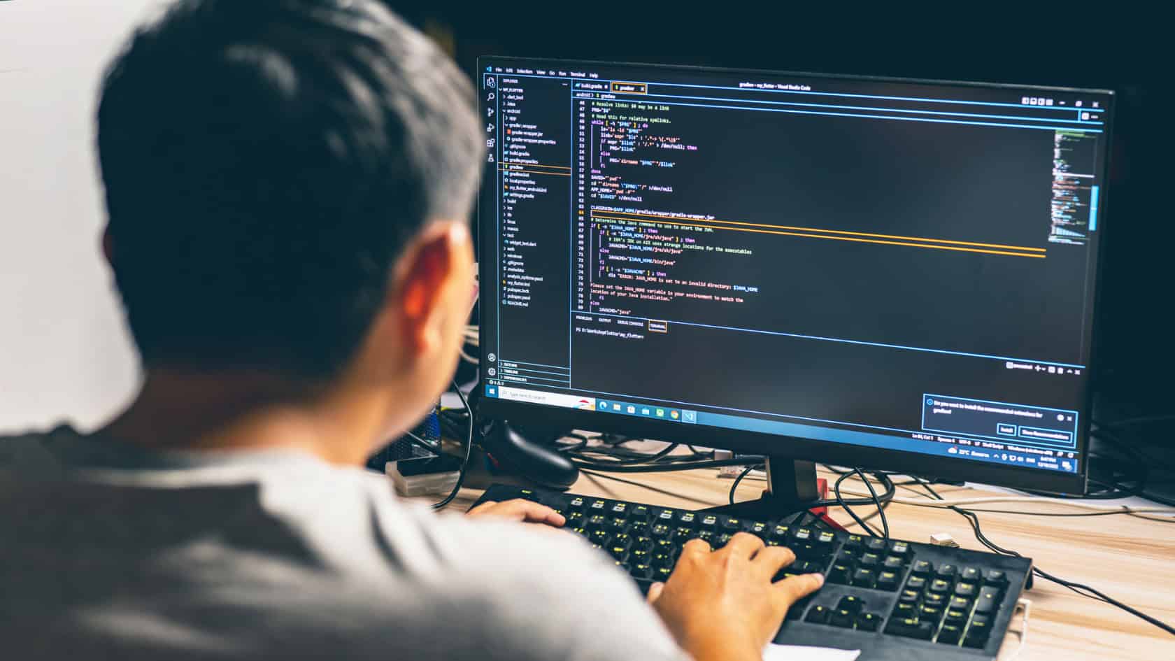 developer coding