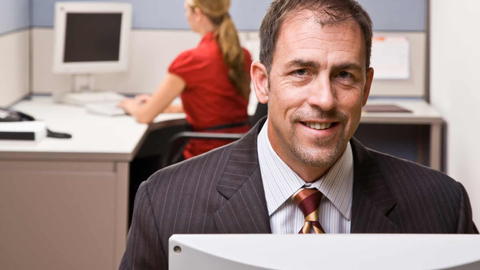 office cubicle