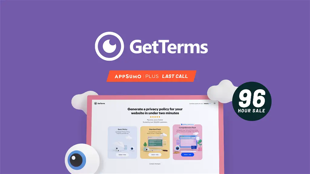 Getterms a tablet with the words getterms on it.