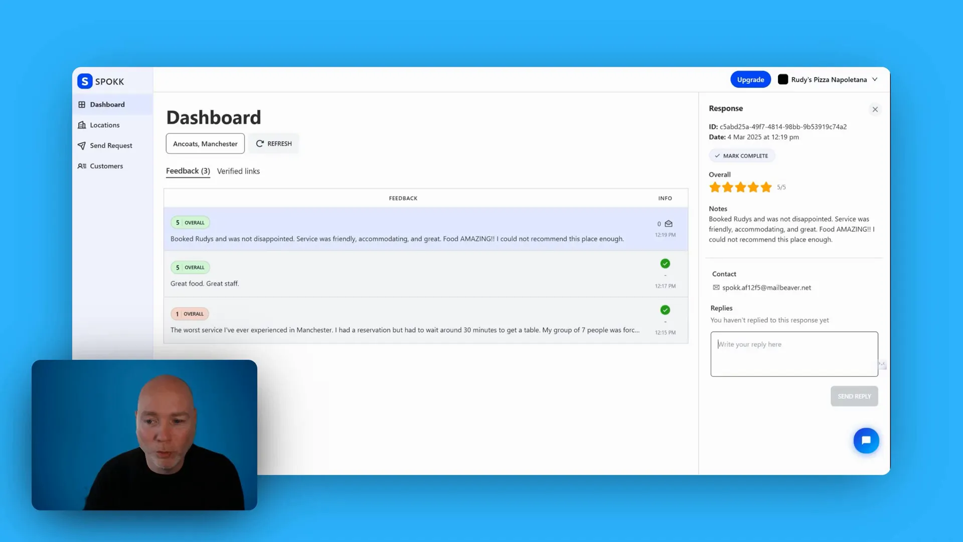 Managing reviews