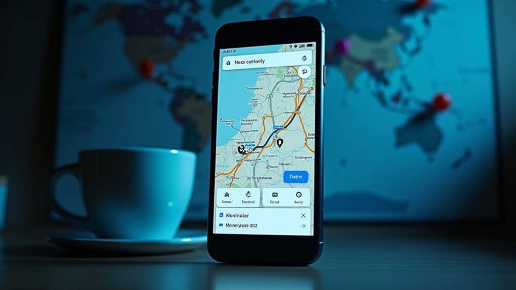 google deletes maps history