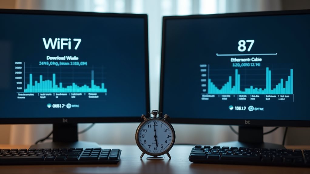 ethernet outperforms wifi 7