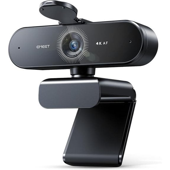 EMEET NOVA 4K Webcam with Auto Light Mics