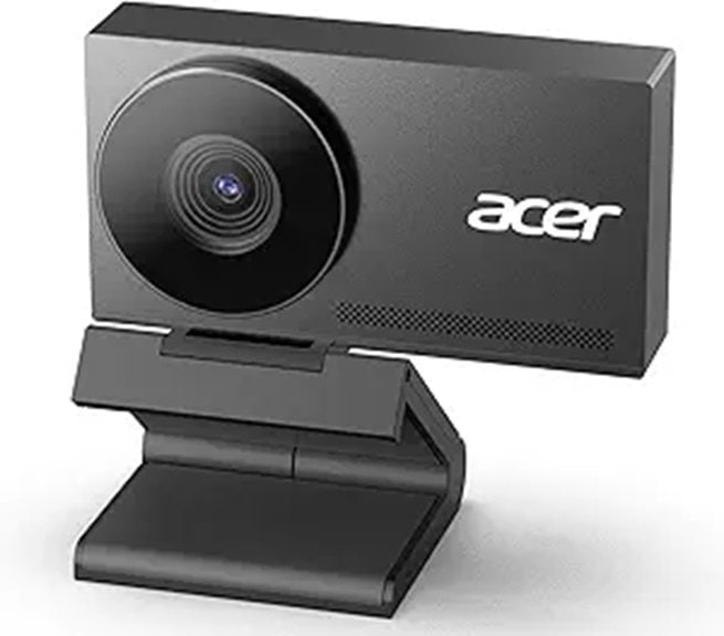 Acer 4K Webcam with Metal Unibody Privacy Cover