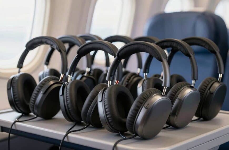 comfortable clear sounding flight headphones