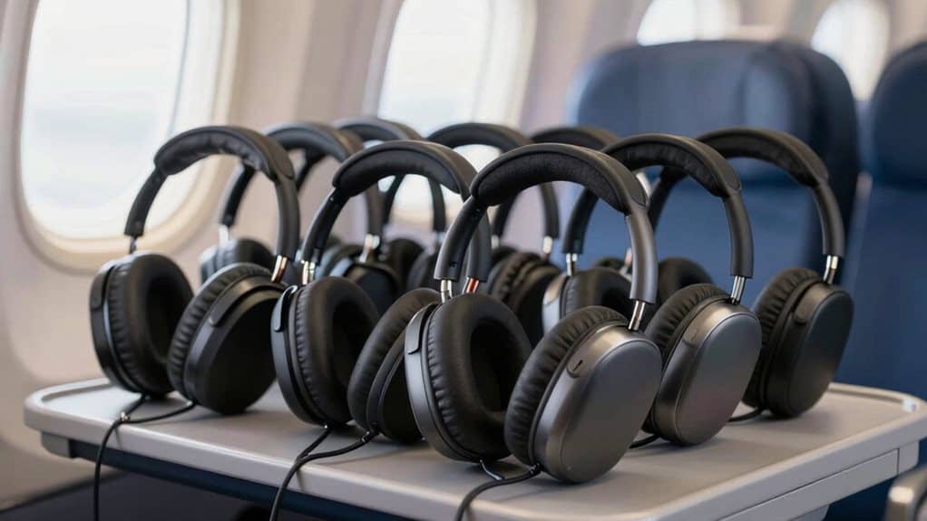 comfortable clear sounding flight headphones