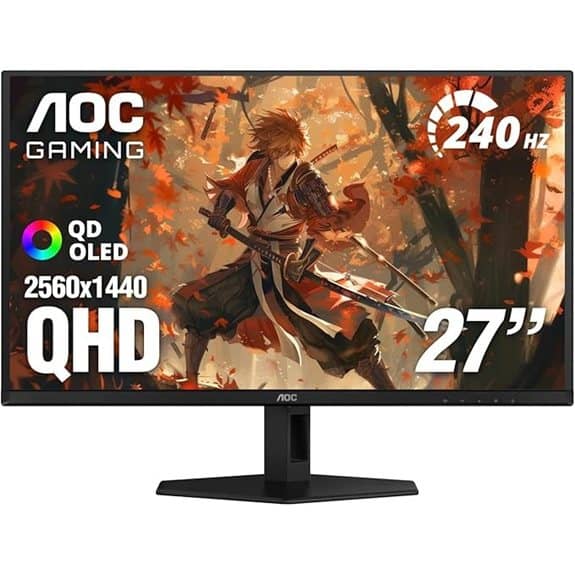 AOC 27 QD OLED Gaming Monitor 240Hz 0,03ms