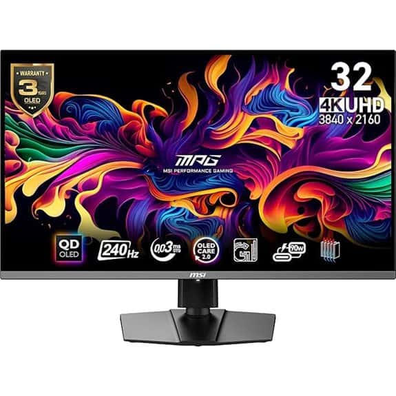 MSI MPG 321URX QD-OLED 32-Inch 4K Monitor