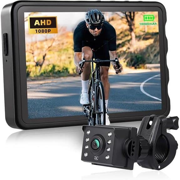 Fitense Bike Camera 10000mAh Battery 360° View