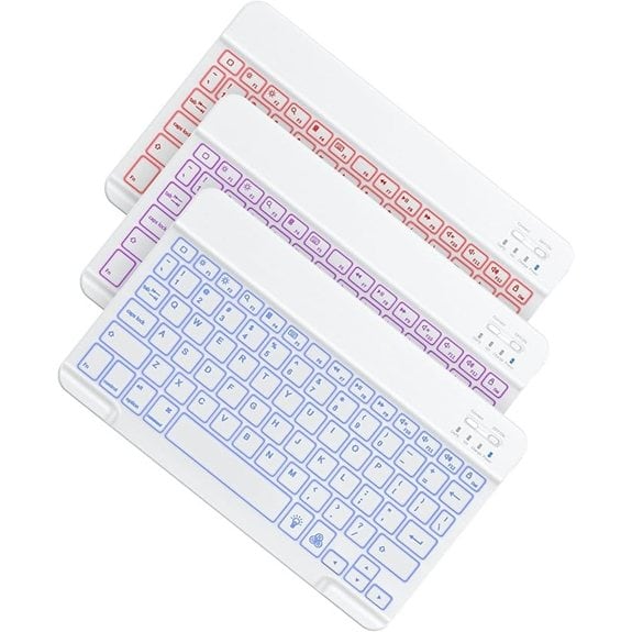 OMOTON Bluetooth Backlit Wireless Keyboard für iPad