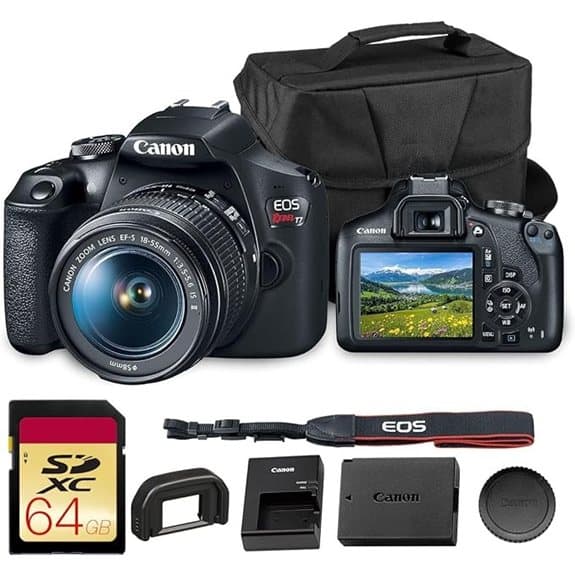 Canon EOS Rebel T7 DSLR Kit with Bag