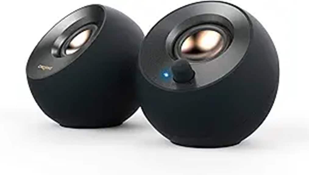 Creative Pebble V2 USB-C Desktop Speakers (Black)