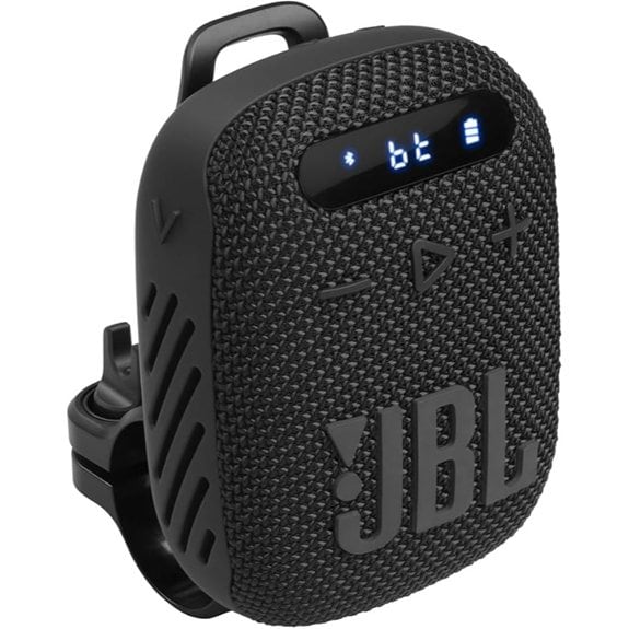 JBL Wind 3 FM Bluetooth Handlebar Speaker Black