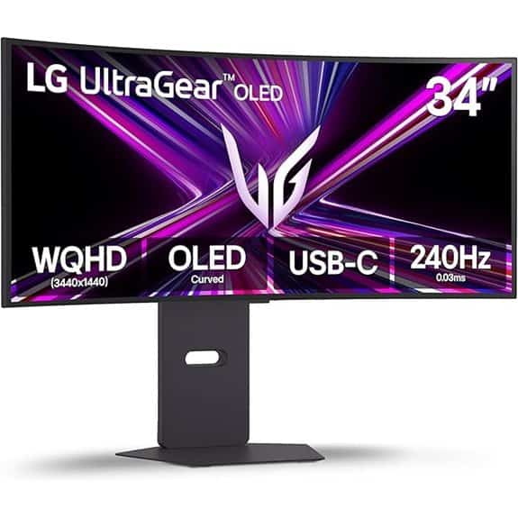 LG 34GX900A-B Ultragear OLED 34-Inch Gaming Monitor