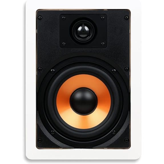 Micca M-6S 2-Way In-Wall Speaker White