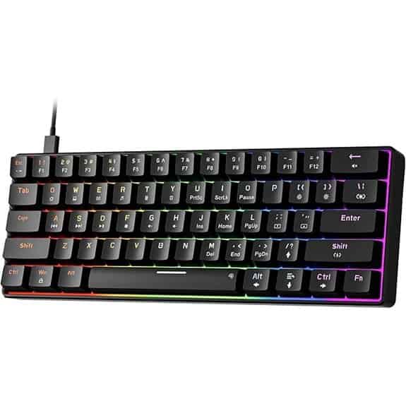 Newmen GM611 60% Mechanical Keyboard with RGB