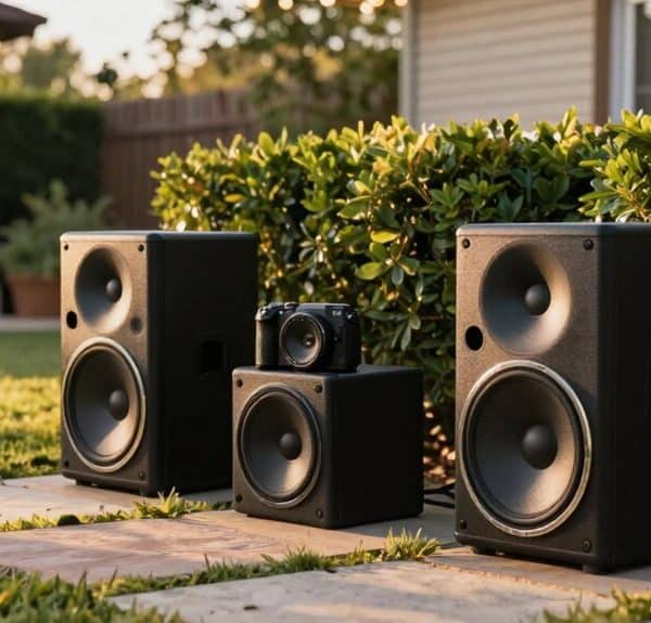 outdoor speakers with rich sound