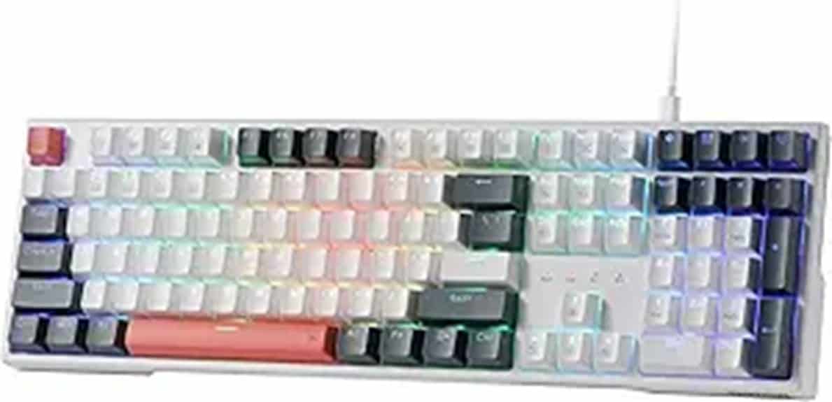 Redragon K668 RGB Wired Mechanical Keyboard Red Switch