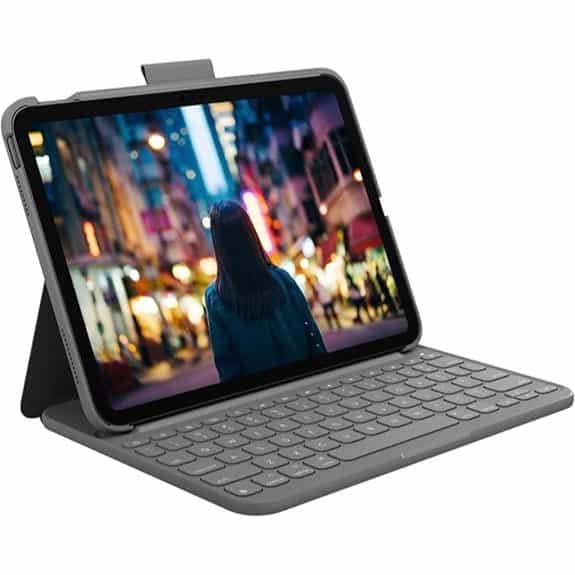 Logitech Slim Folio Tastaturhülle für iPad