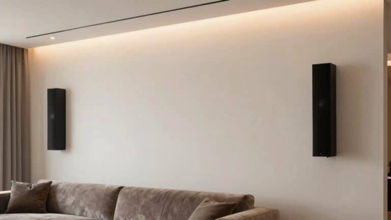 top in wall audio speakers