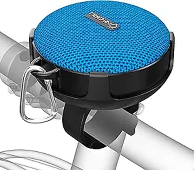 Onforu Bike Bluetooth Speaker with Mount IP65 Waterproof