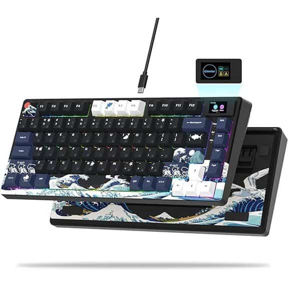 Womier S-K80 75% Keyboard with RGB Hot Swappable