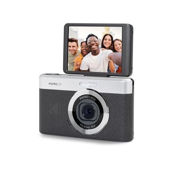 KODAK PIXPRO C1 13MP Kompakte Digitalkamera 26mm Festbrennweite Schwarz