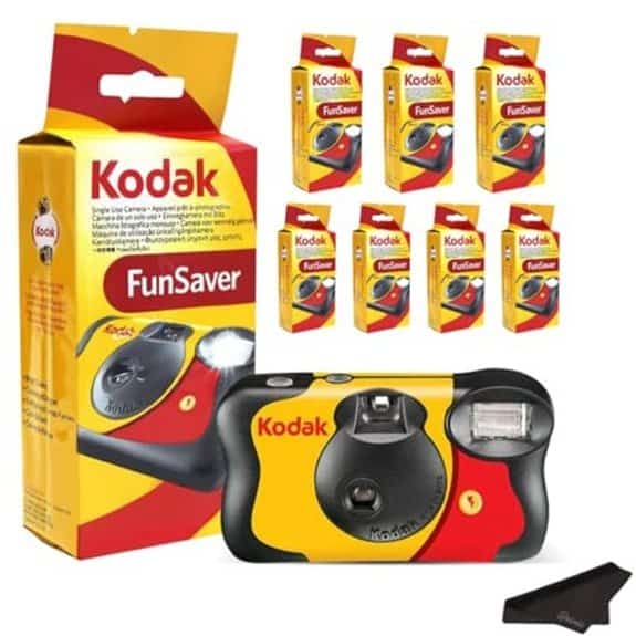 Kodak Funsaver 35mm Einwegkamera 7er-Pack Set