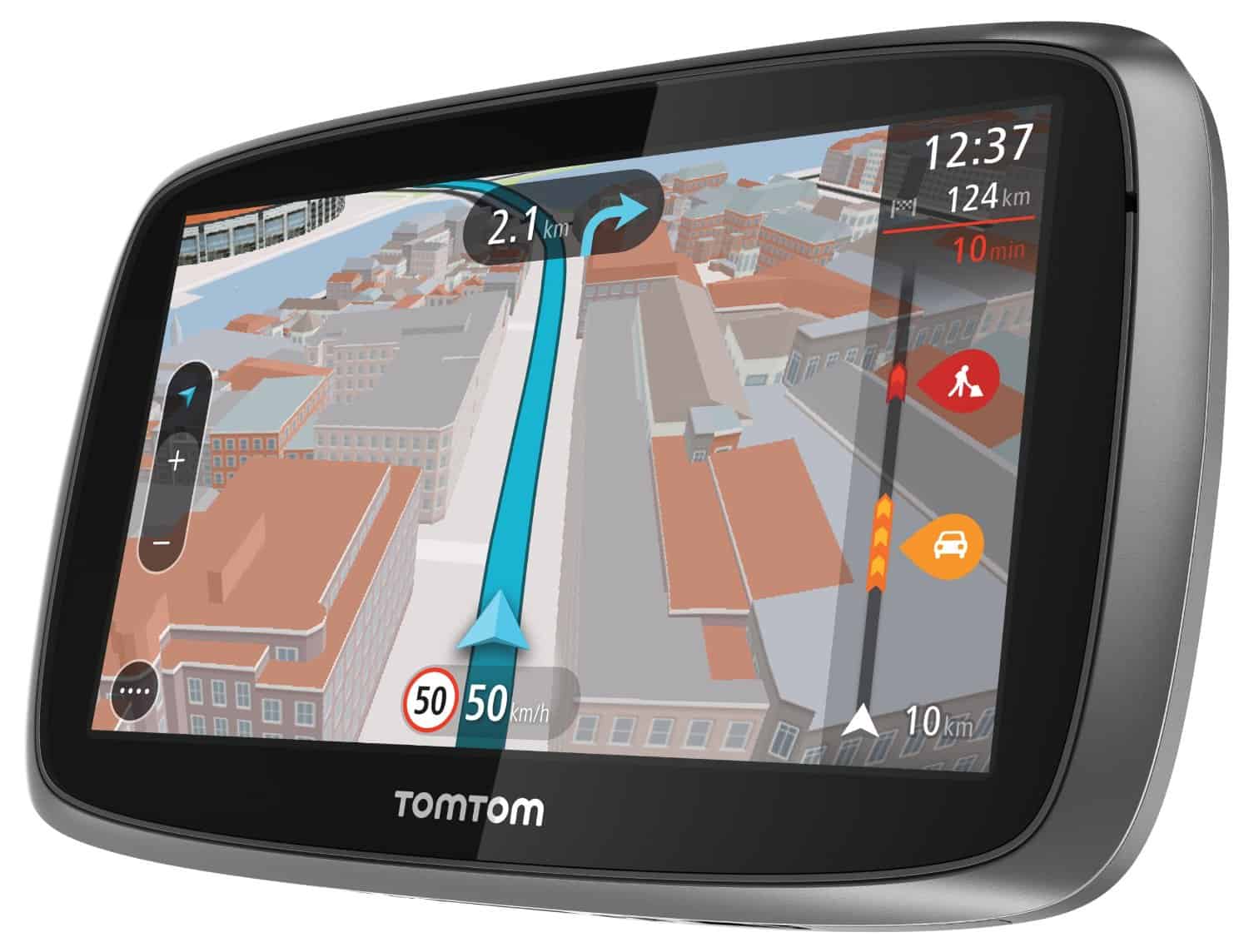 Black/Grey TomTom GO 5000 5-inch Sat Nav with European Maps and Lifetime Map and Traffic Updates 