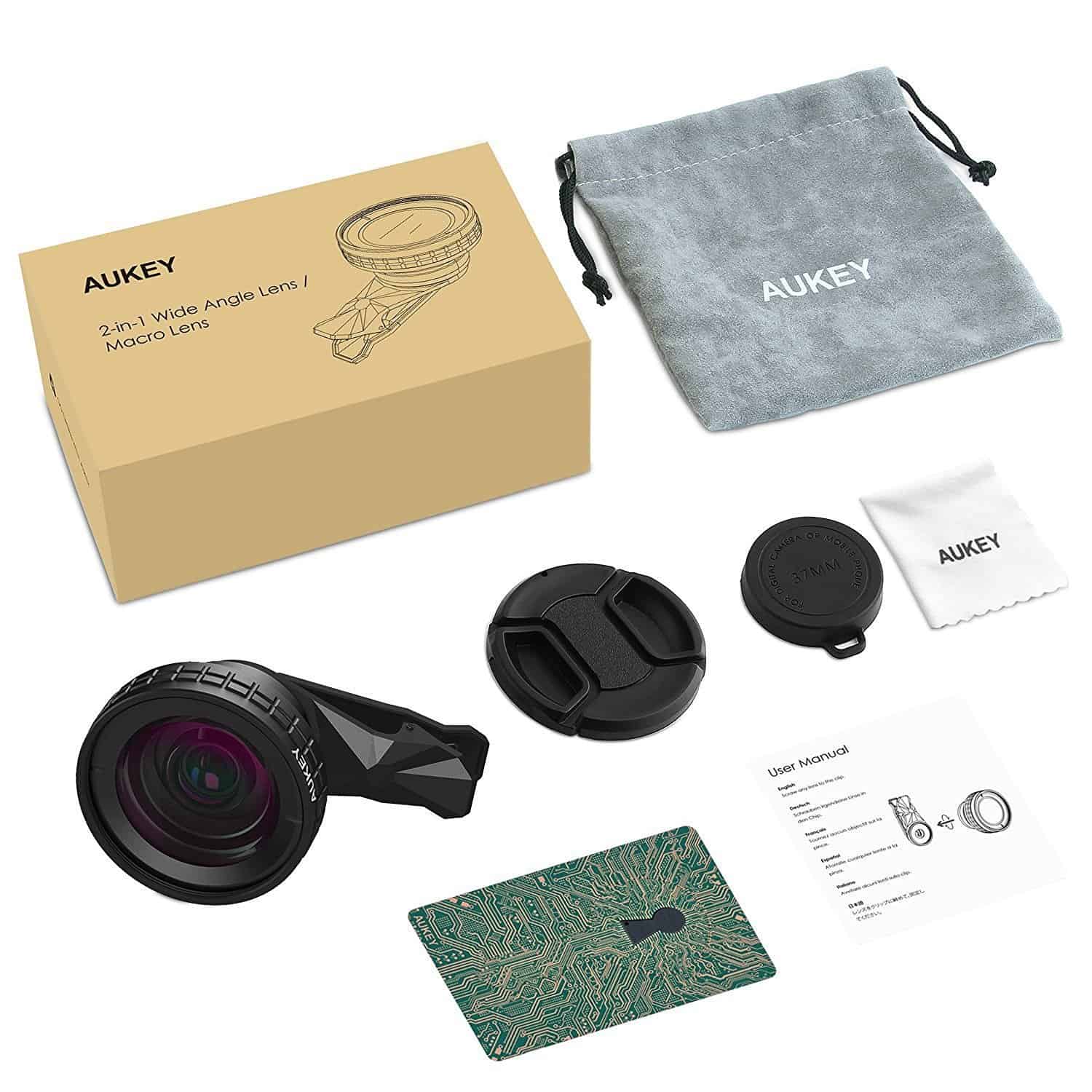 Aukey 2 in 1 lens kit