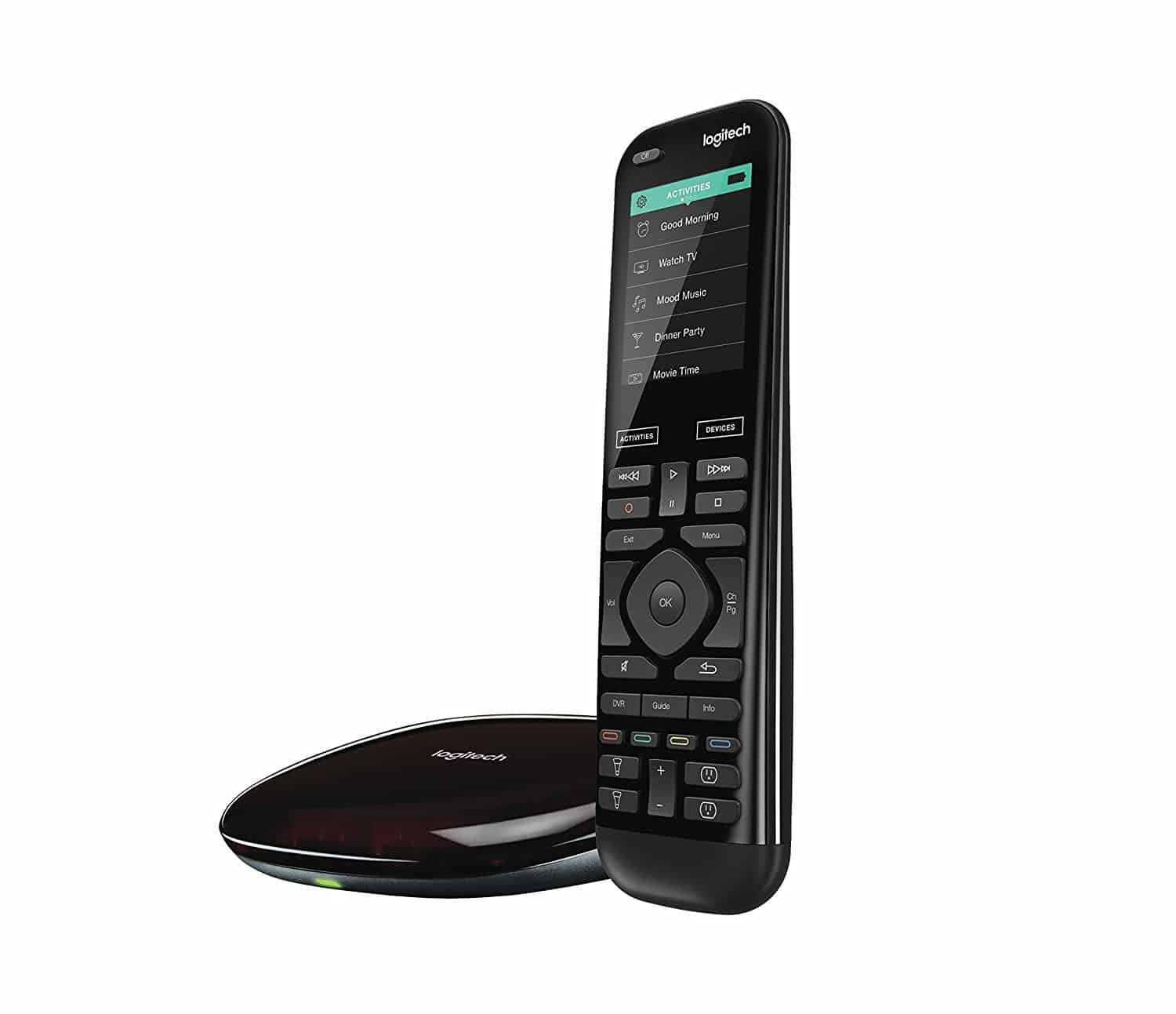 logitech harmony elite remote control and smart hub black