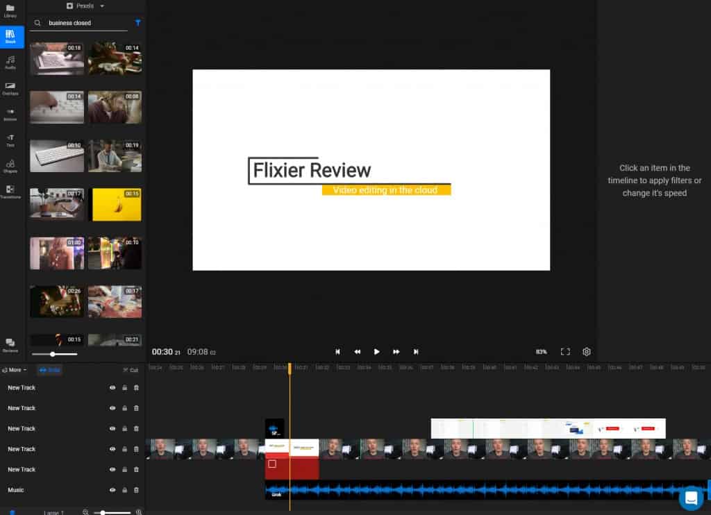 flixier editor